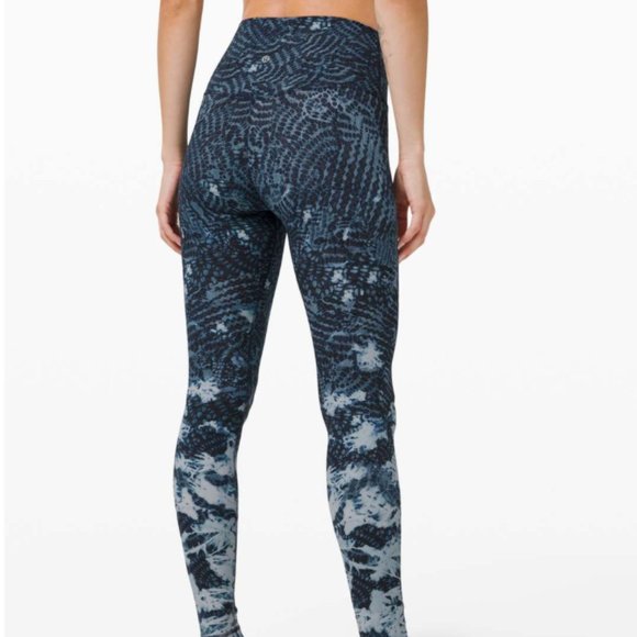 Lululemon Align Pant 28” *Engineered Indigo Lace Starlight Multi Align Pant 4 - Picture 5 of 16